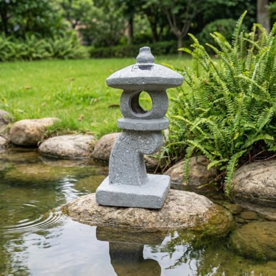Outdoor Lighting Japan - تمثال حديقة آسيوي شمسي الطاقة بطول