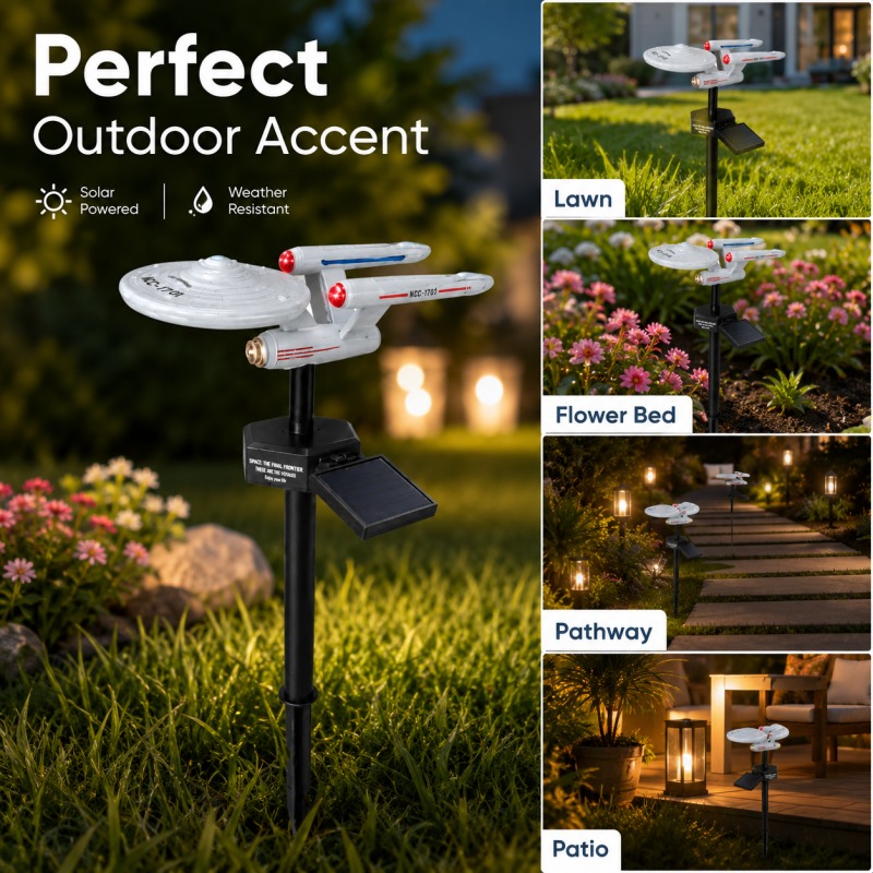 Outdoor Lighting For Gazebo - مصباح حديقة شمسي على شكل سفينة