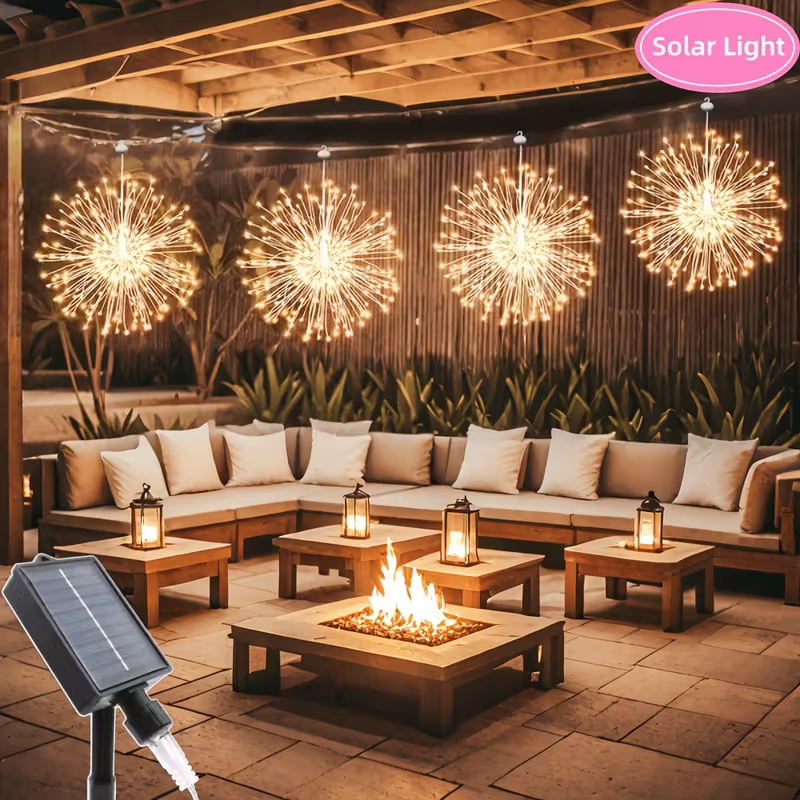 Outdoor Lighting For Your Yard - أضواء LED شمسية معلقة على شكل