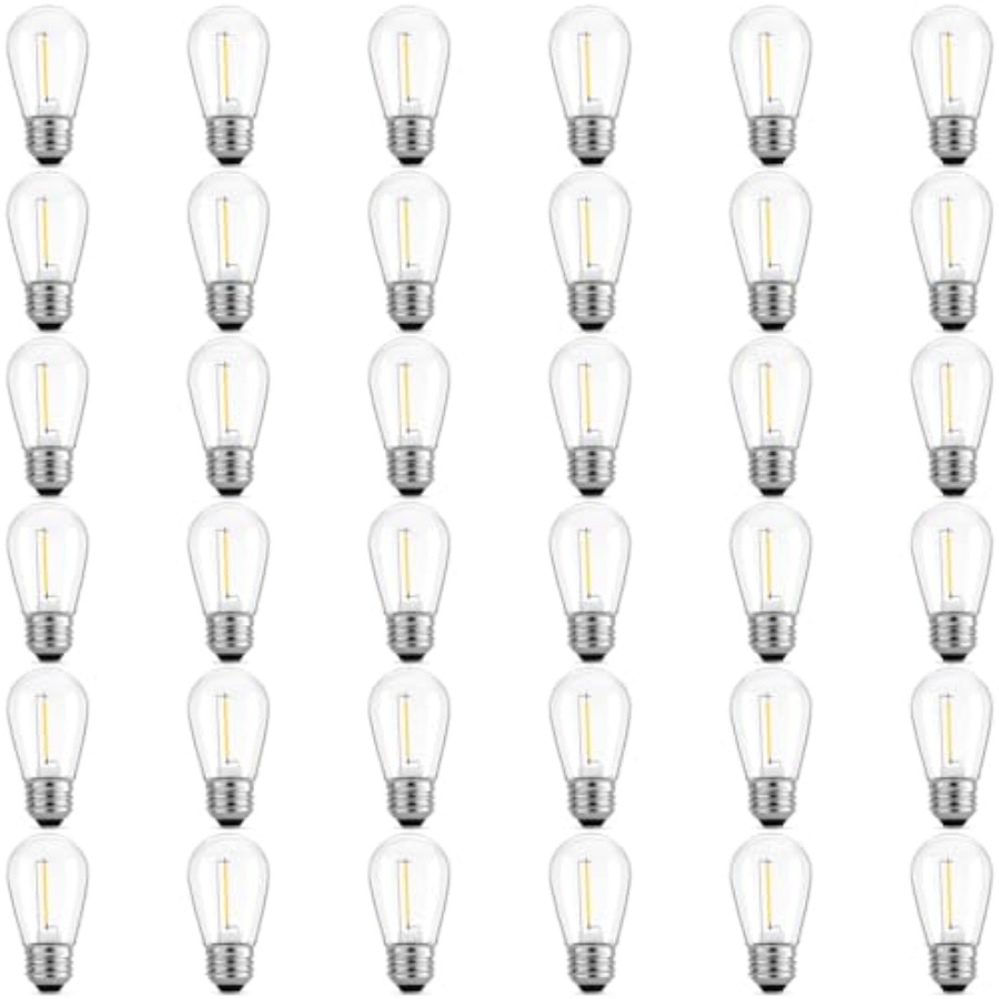 Outdoor Lighting Patio - 36 قطعة من مصابيح LED S14