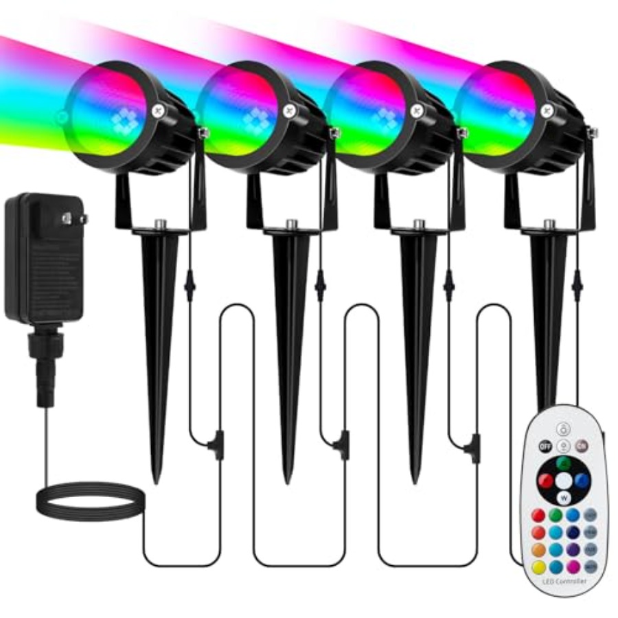 Outdoor Lighting Kit With Transformer - إضاءة خارجية للهالوين وعيد الميلاد: طقم