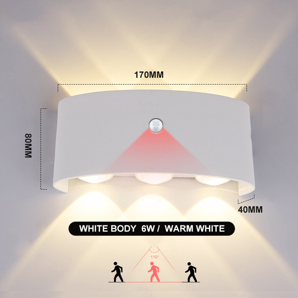 Outdoor Lighting Lux - PIR محس حركة الجدار مصباح AC85-265V