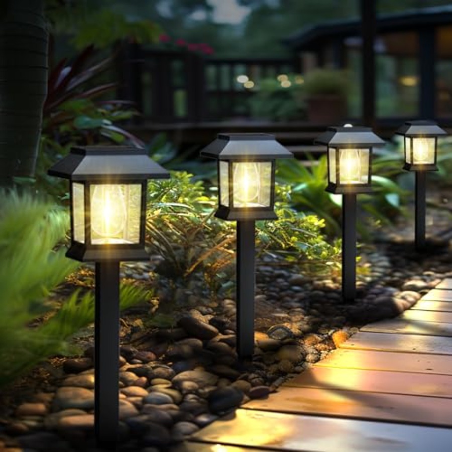 Outdoor Lighting For Your Yard - أضواء شمسية خارجية، حزمة من 3000K