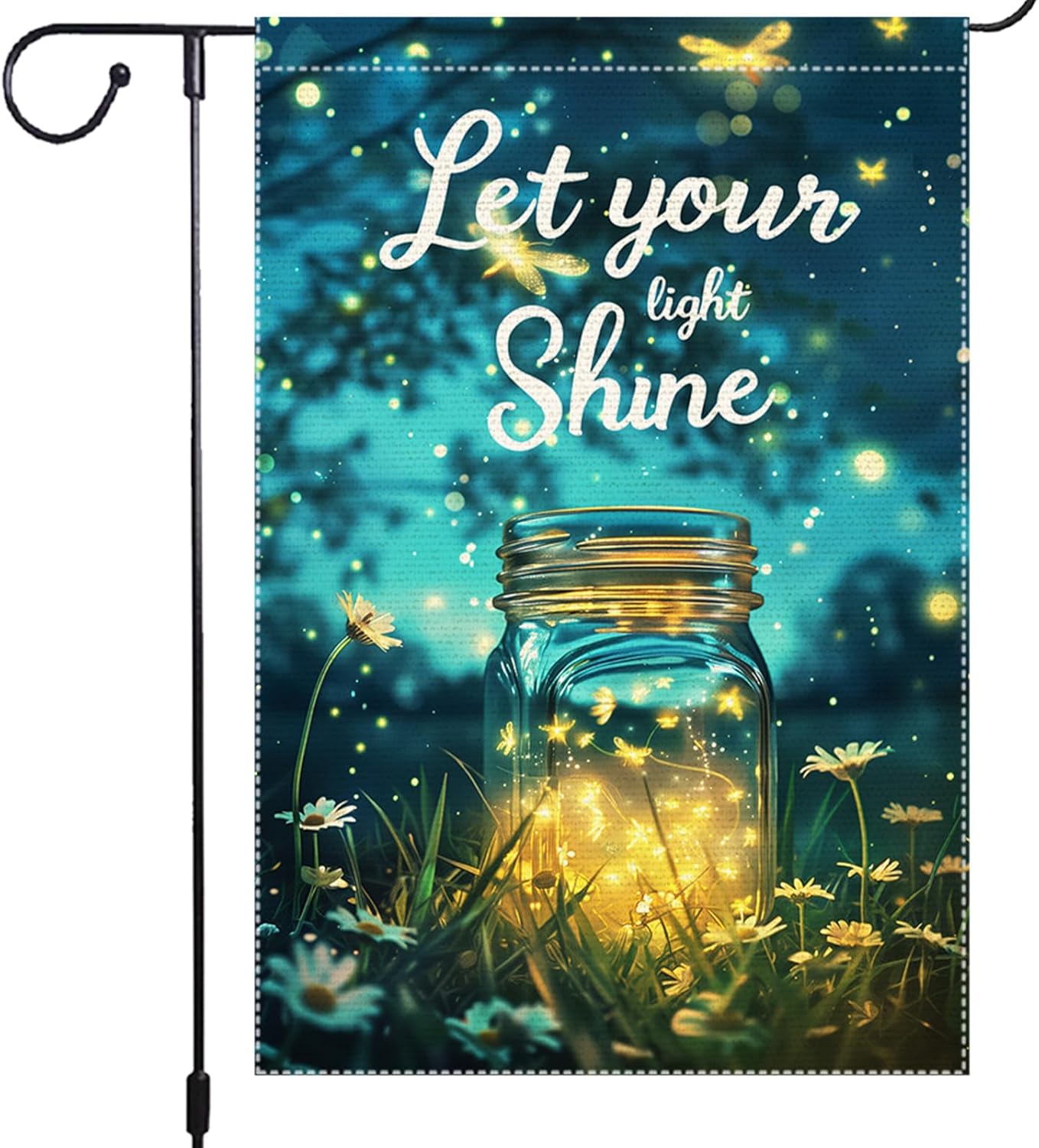 Outdoor Lighting For Your Yard - علم حديقة 'دع أشراقتك تتألق'، مقاس