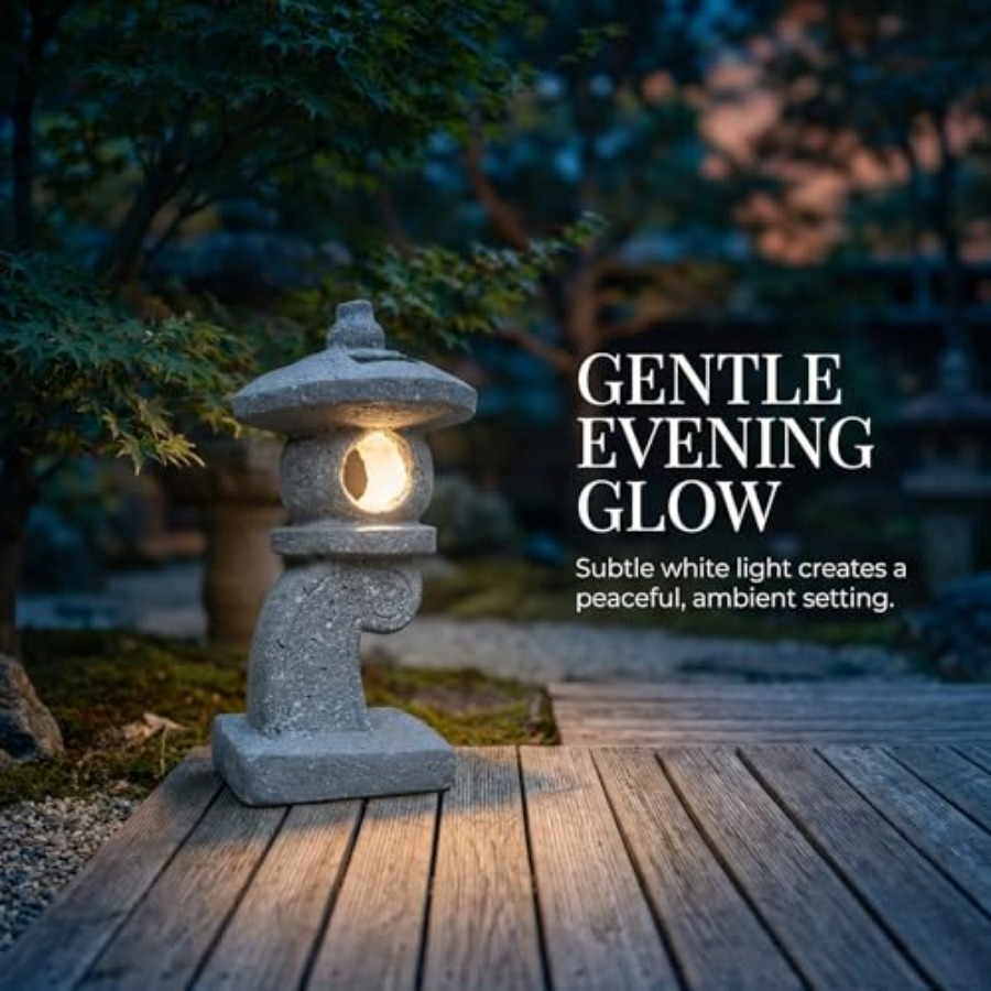 تمثال حديقة آسيوي شمسي الطاقة  - مراجعة Outdoor Lighting Japan وسعره