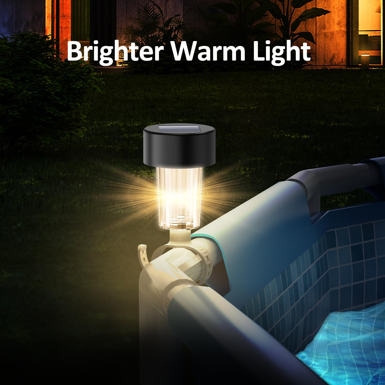 6 عبوات إطار إضاءة حمام السباح - مراجعة Outdoor Lighting On Fence وسعره