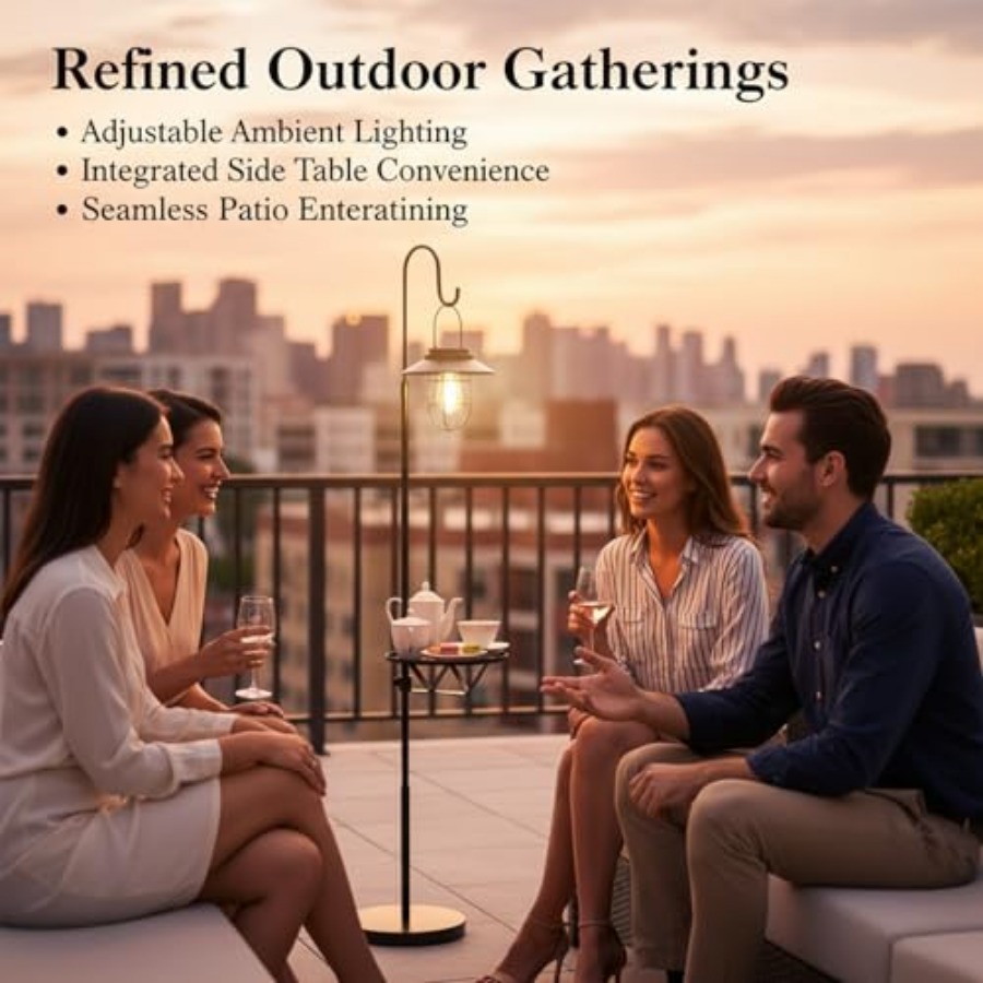مصباح أرضي يعمل بالطاقة الشمسي - مراجعة Outdoor Lighting Patio وسعره