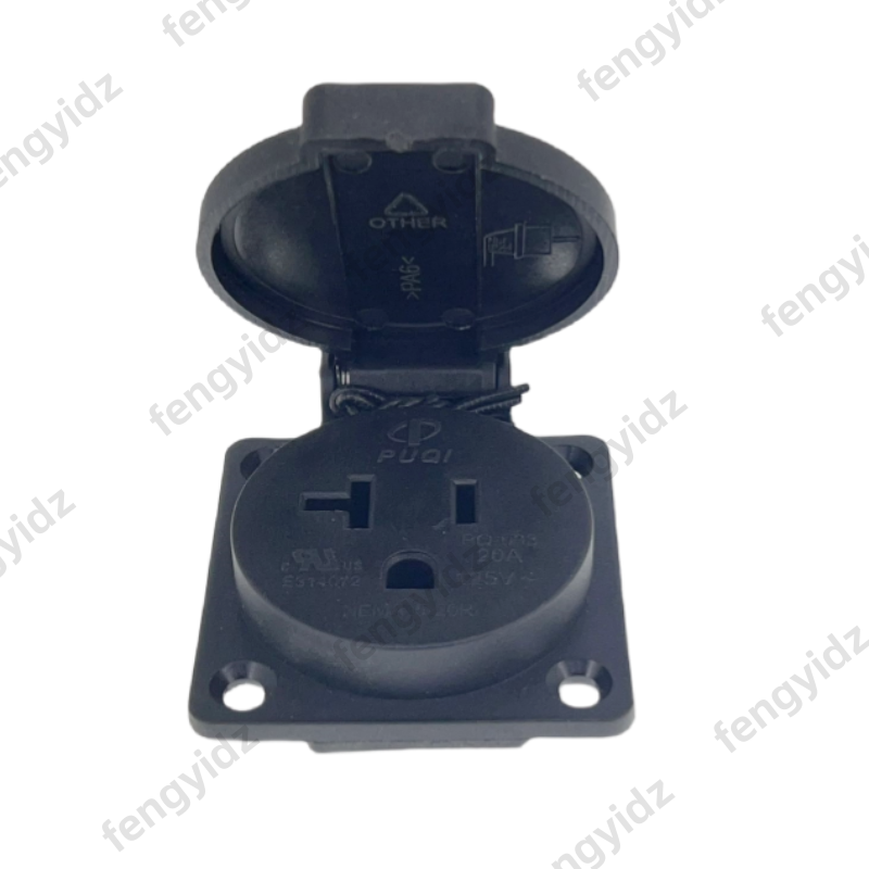 أسود 125 فولت 15A 20A IP44 CE  - مراجعة Outdoor Lighting Japan وسعره