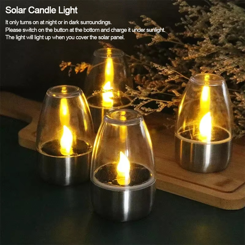 LED الشموع الشمسية ضوء عديمة ا - مراجعة Outdoor Lighting For Gazebo وسعره