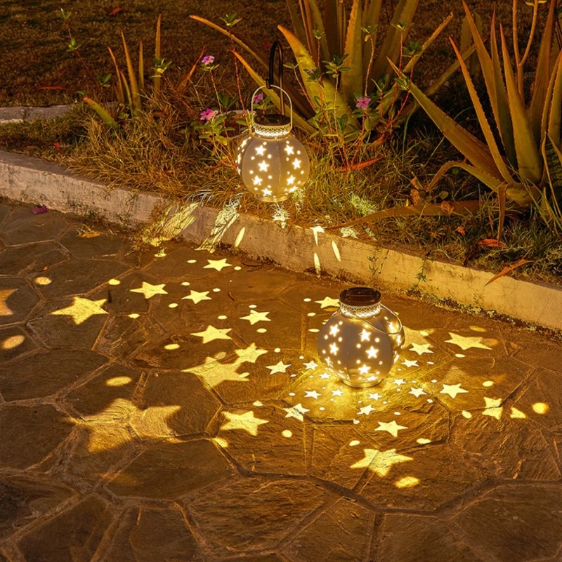 مصباح حديقة على شكل نجمة، أضوا - مراجعة Outdoor Lighting For Gazebo وسعره