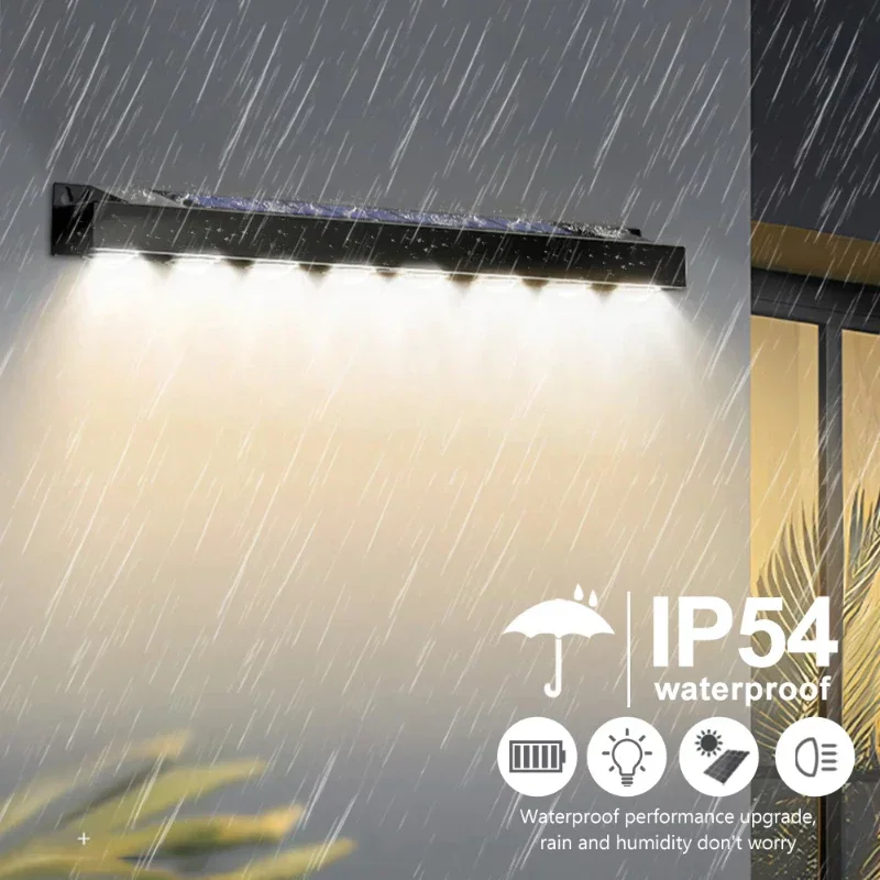 1/2/4 قطع أضواء لافتات شمسية خ - مراجعة Outdoor Lighting On Fence وسعره
