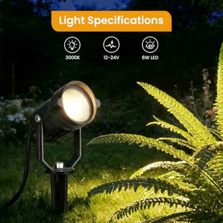 طقم إضاءة للمناظر الطبيعية منخ - مراجعة Outdoor Lighting Kit With Transformer وسعره