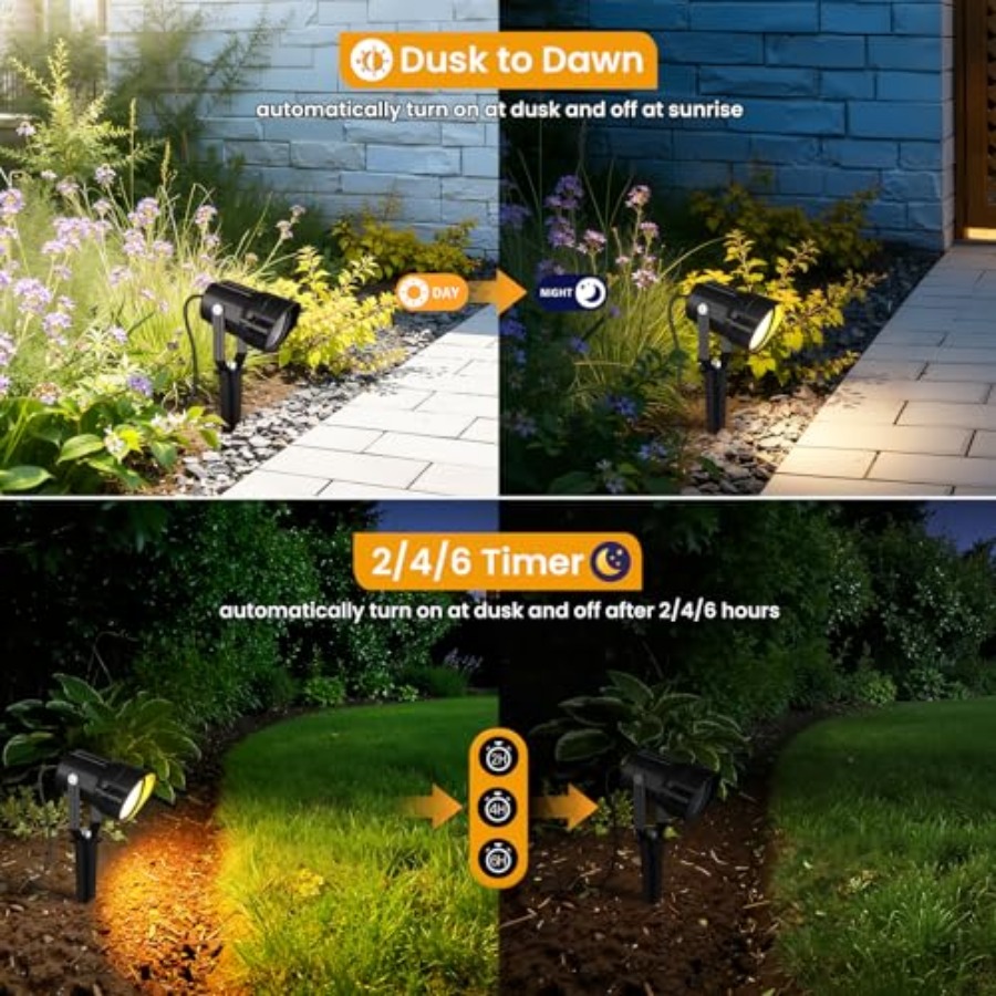 طقم إضاءة للمناظر الطبيعية منخ - مراجعة Outdoor Lighting Kit With Transformer وسعره