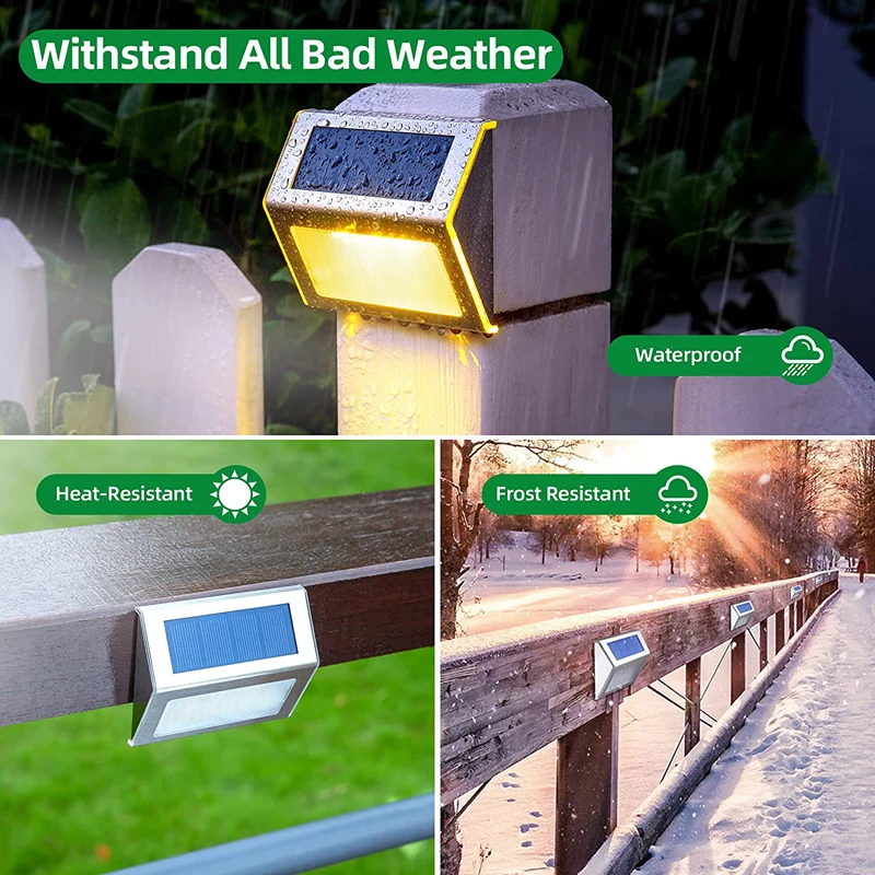 1-12 حزمة أضواء للأرضيات الشمس - مراجعة Outdoor Lighting On Fence وسعره