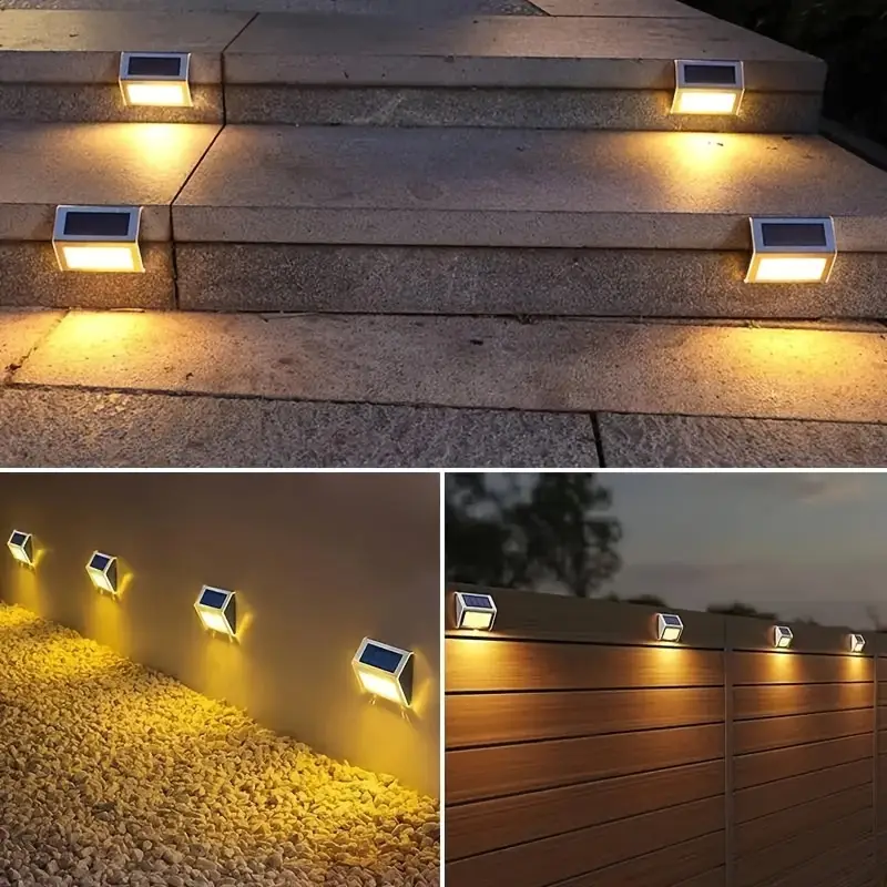 1-12 حزمة أضواء للأرضيات الشمس - مراجعة Outdoor Lighting On Fence وسعره