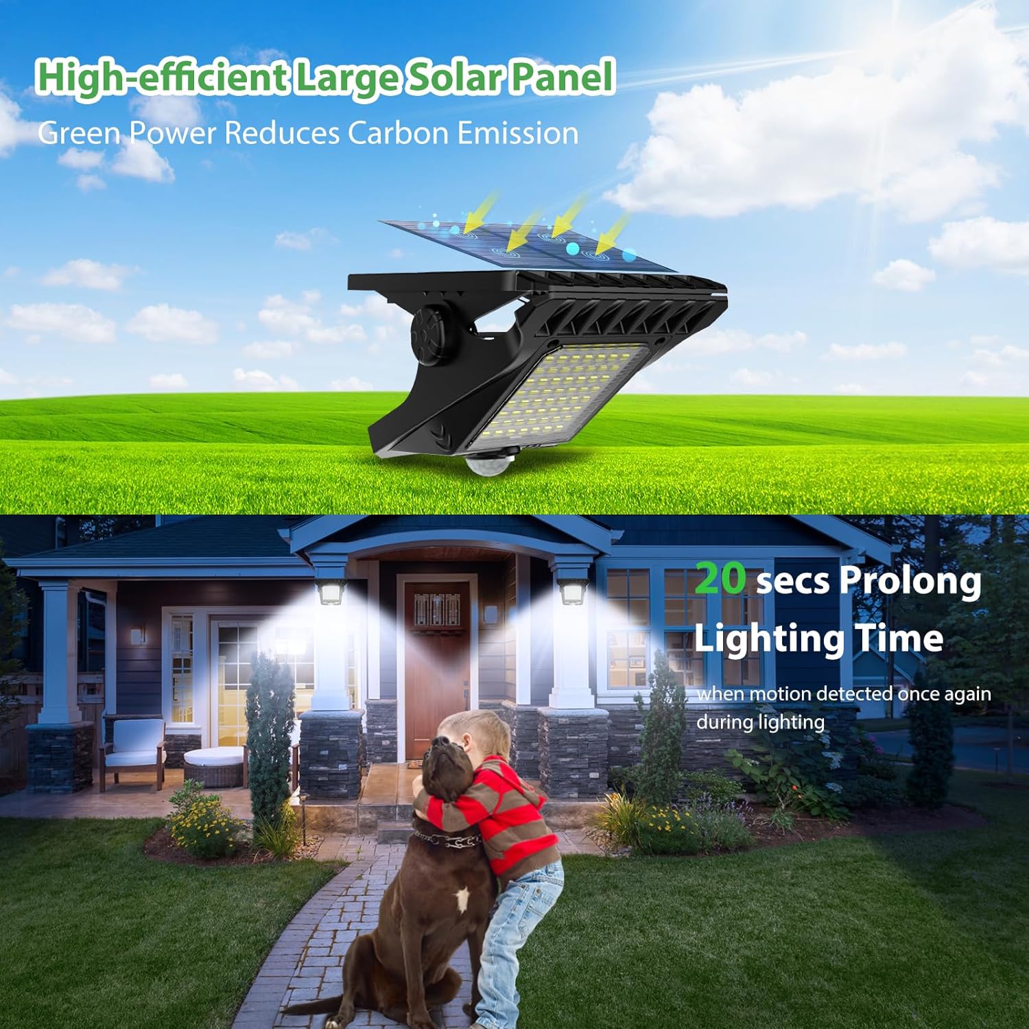 45 مصباح LED يعمل بالطاقة الشم - مراجعة Outdoor Lighting On Fence وسعره