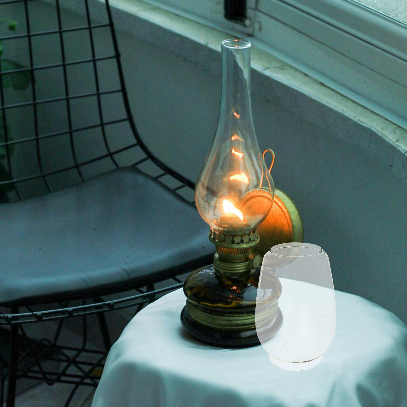 قطعتان من غطاء زجاجي لمصباح ال - مراجعة Outdoor Lighting Glass Replacement وسعره