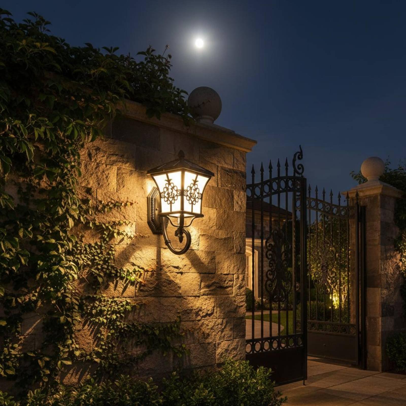 مصباح جداري خارجي يعمل بالطاقة - مراجعة Outdoor Lighting Patio وسعره