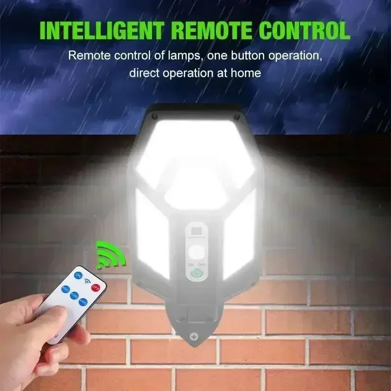 12000LM مصباح الجدار الشمسي ال - مراجعة Outdoor Lighting For Gazebo وسعره