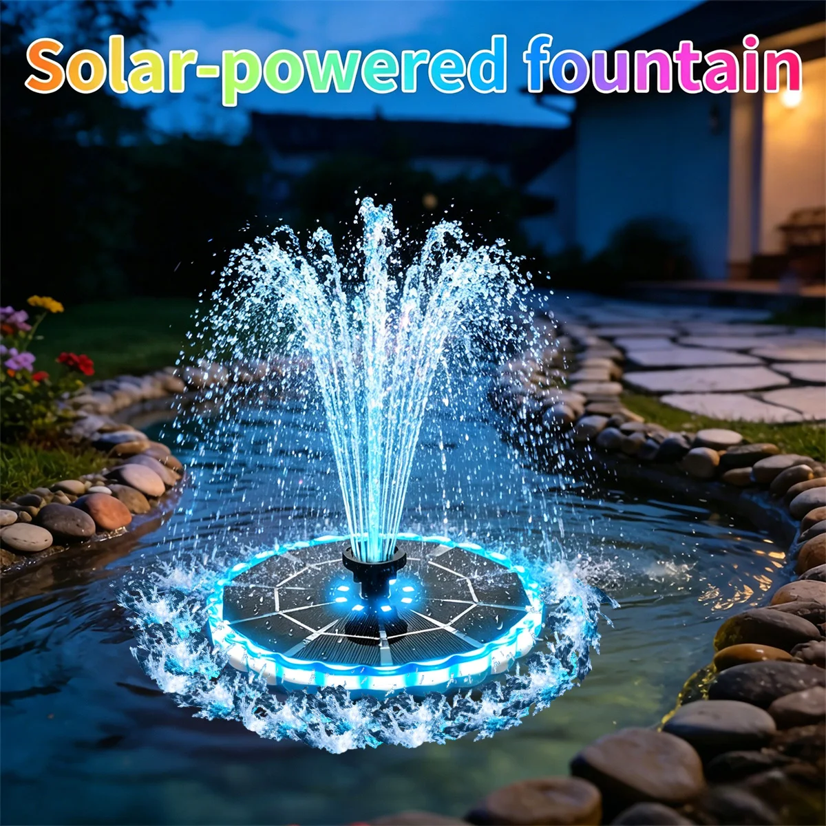 نافورة شمسية خارجية 3.5 واط لل - مراجعة Bollard Light Garden وسعره