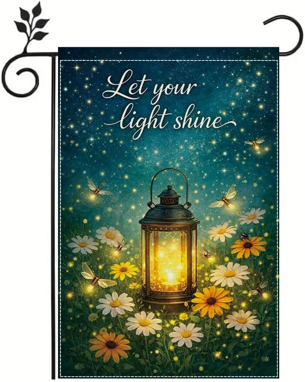 علم حديقة مقاس 12x18 بوصة، دع  - مراجعة Outdoor Lighting For Your Yard وسعره