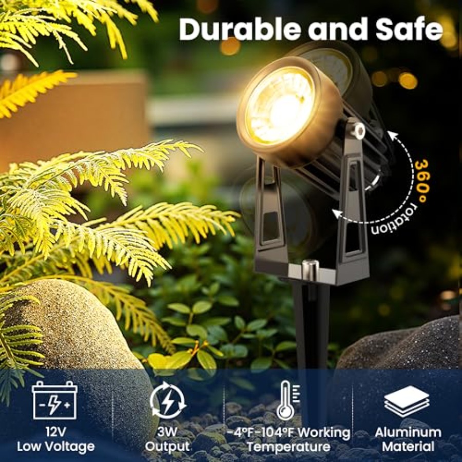 مجموعة إضاءة خارجية متكاملة من - مراجعة Outdoor Lighting Kit With Transformer وسعره
