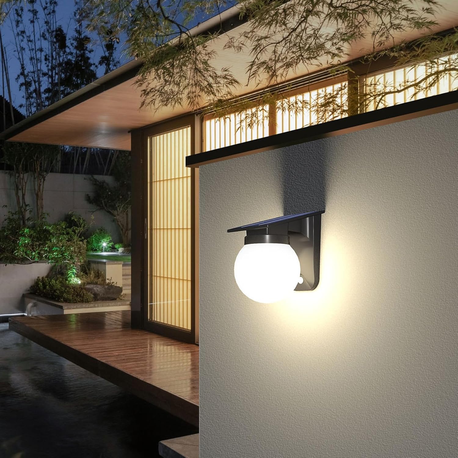 أضواء الجدار الشمسية المجال في - مراجعة Outdoor Lighting On Fence وسعره