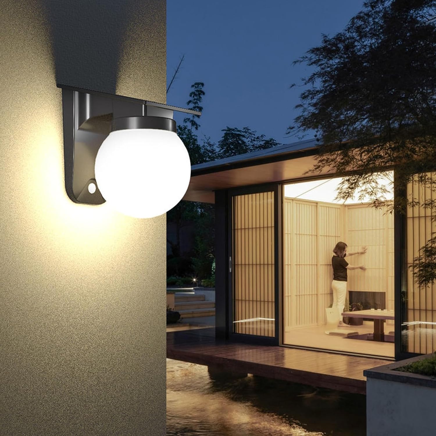أضواء الجدار الشمسية المجال في - مراجعة Outdoor Lighting On Fence وسعره