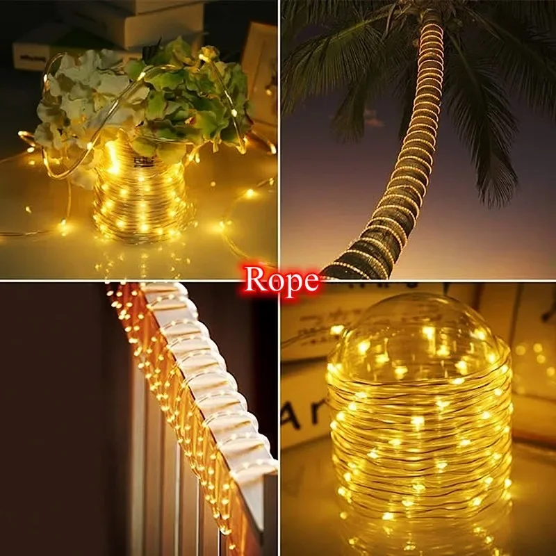 LED الشمسية قطاع حبل أنبوب الج - مراجعة Outdoor Lighting On Fence وسعره