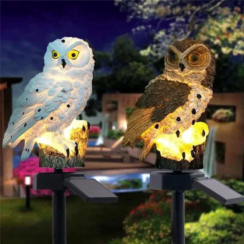 تمثال بومة يعمل بالطاقة الشمسي - مراجعة Outdoor Lighting For Gazebo وسعره