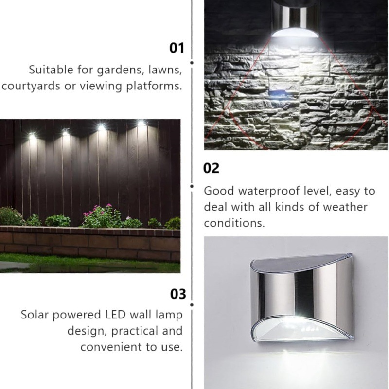 2 قطعة مصباح حديقة الطاقة الشم - مراجعة Outdoor Lighting Lux وسعره