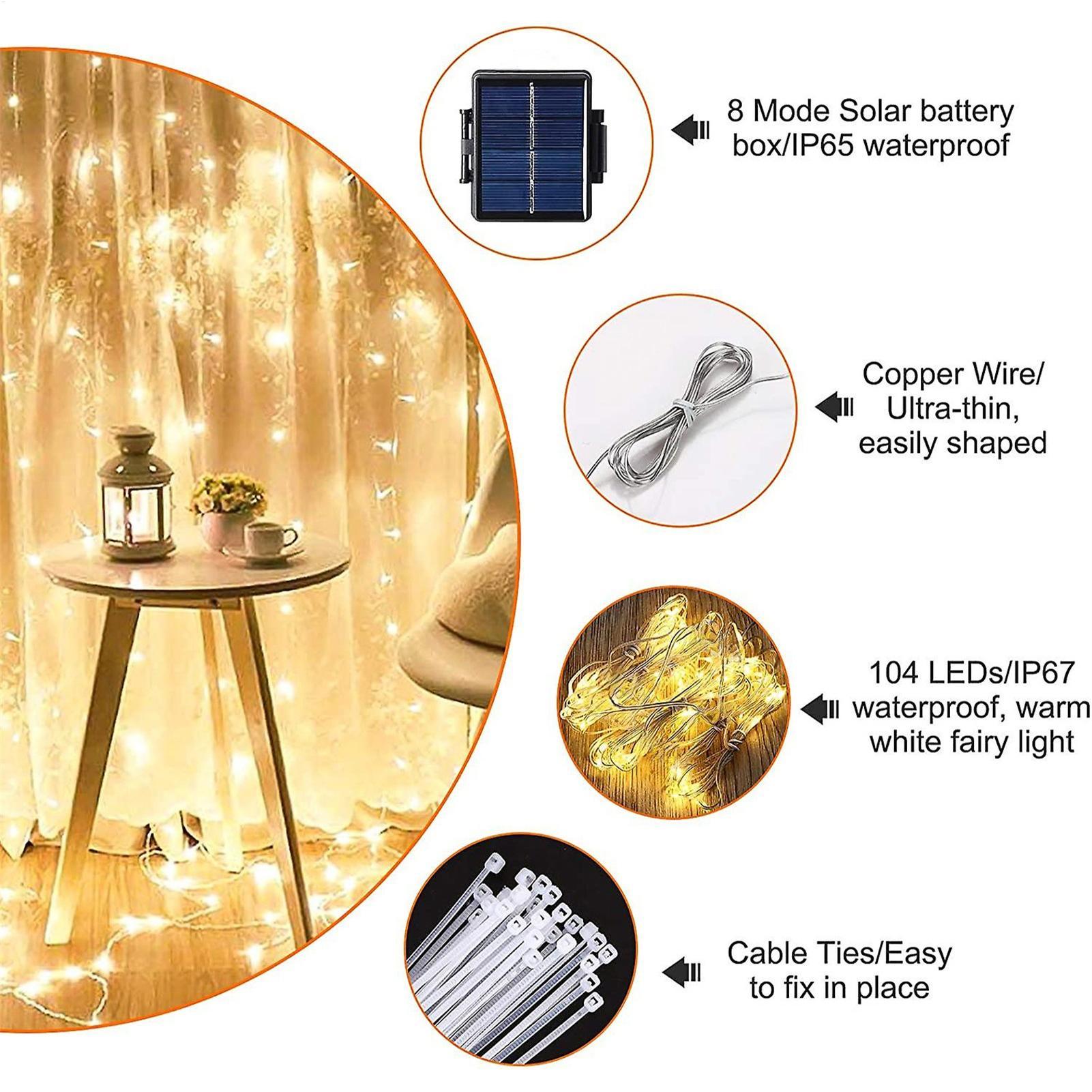 مصباح شمسي على شكل مظلة مع 104 - مراجعة Outdoor Lighting For Gazebo وسعره