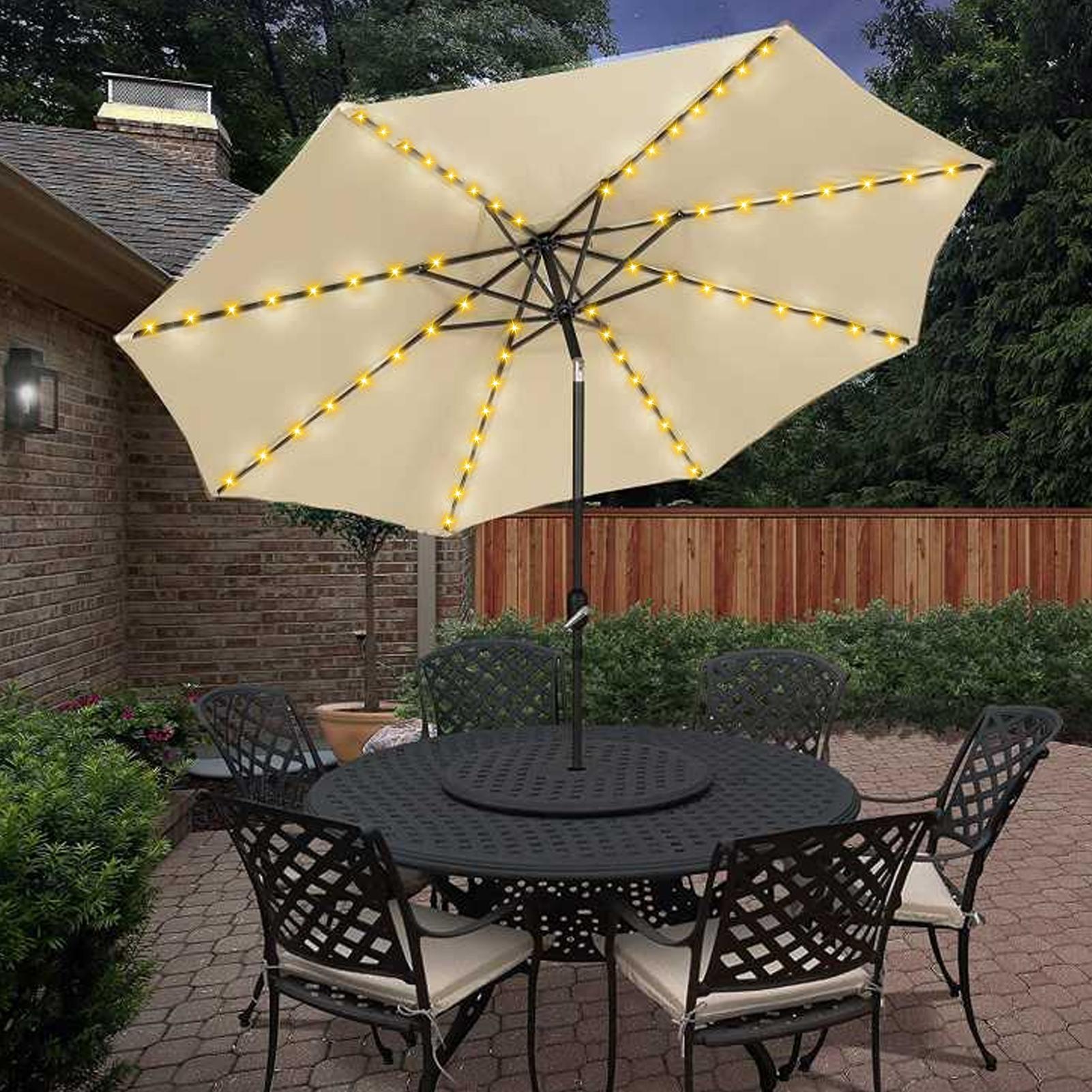 مصباح شمسي على شكل مظلة مع 104 - مراجعة Outdoor Lighting For Gazebo وسعره