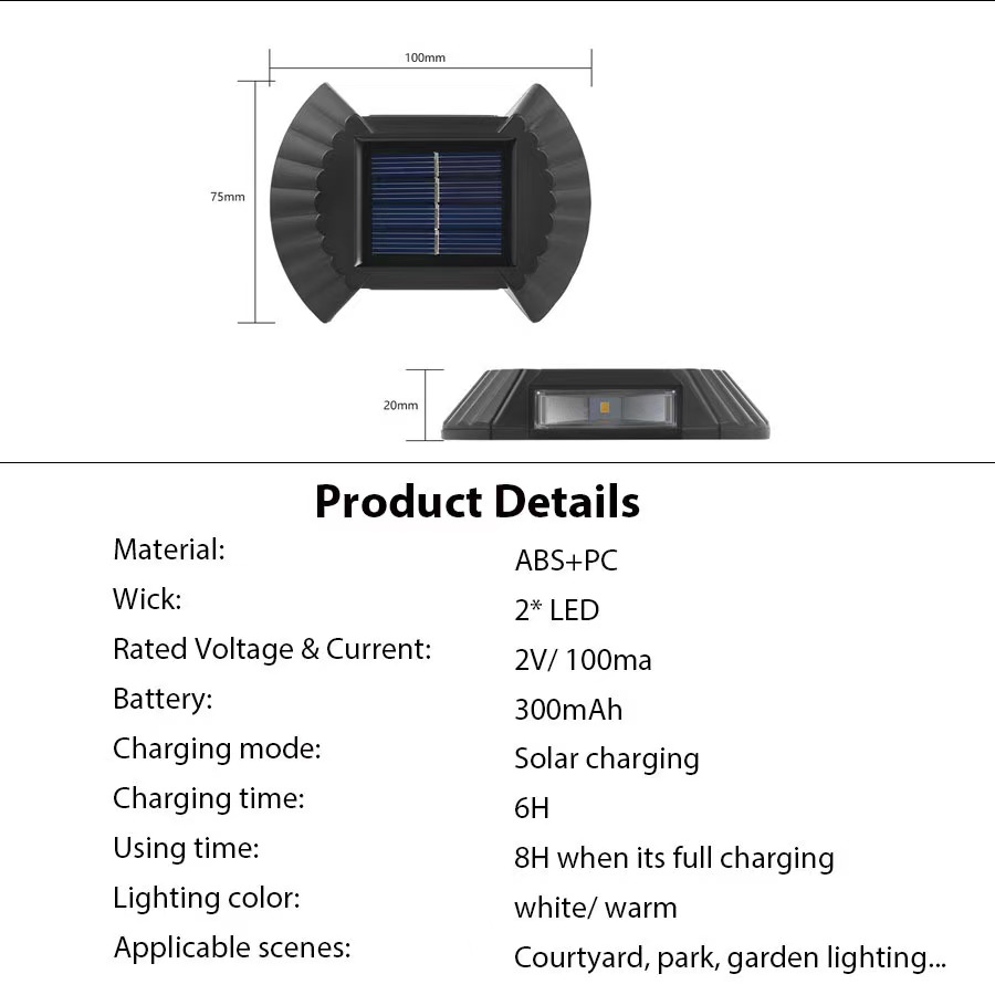 إضاءة جدارية شمسية 2/8 LED مقا - مراجعة Outdoor Lighting For Your Yard وسعره