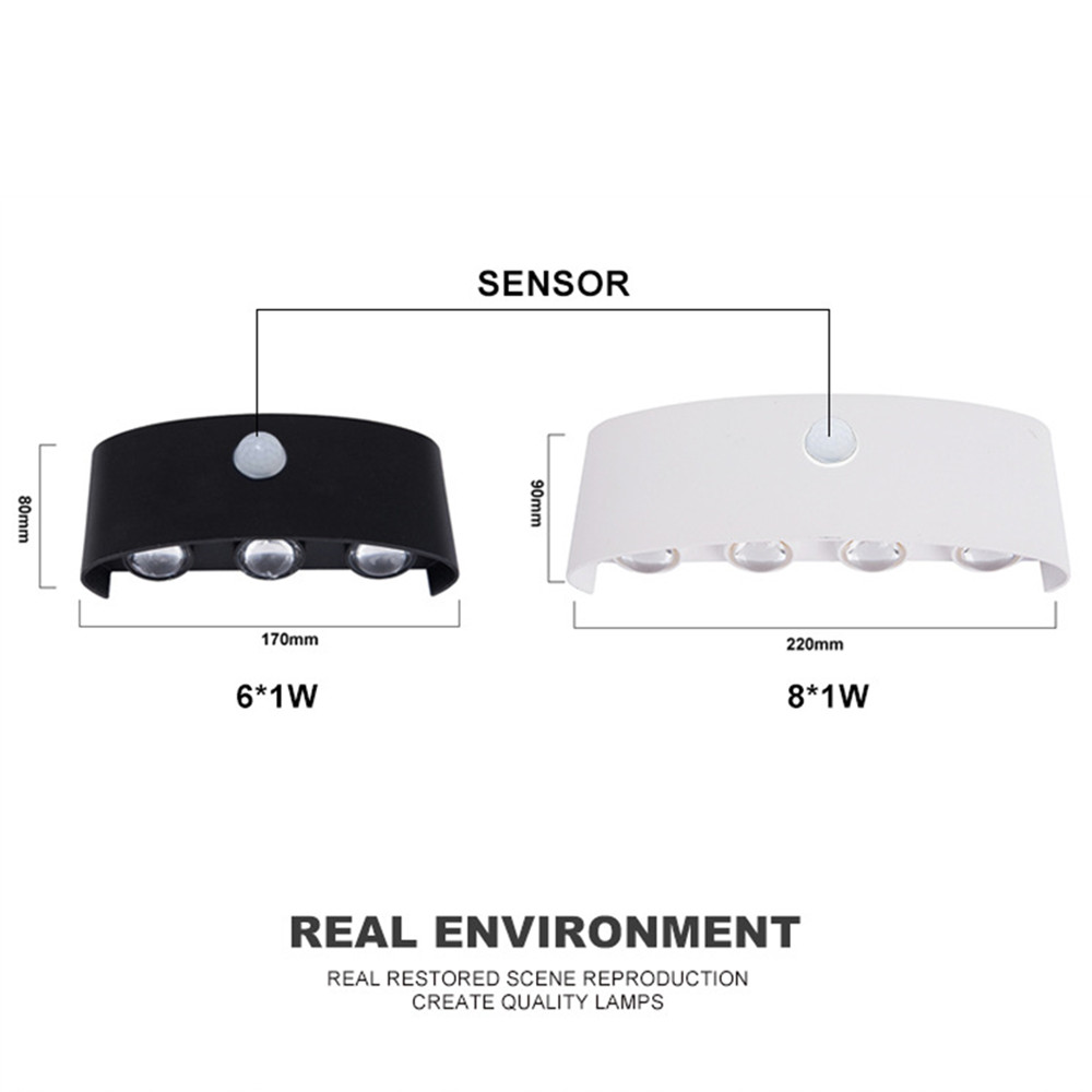 PIR محس حركة الجدار مصباح AC85 - مراجعة Outdoor Lighting Lux وسعره