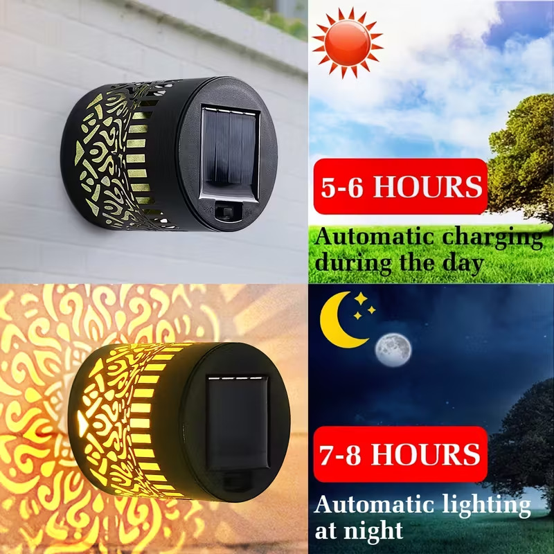 مصباح جداري شمسي LED بتصميم ما - مراجعة Outdoor Lighting For Gazebo وسعره