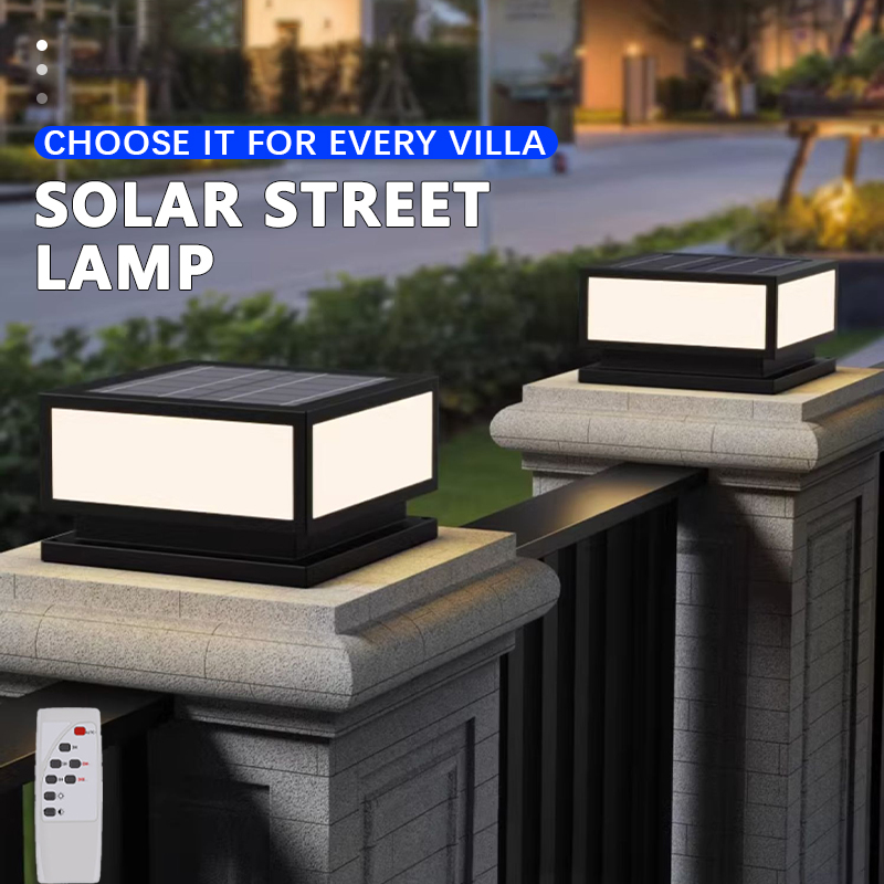 مصباح عمود شمسي LED خارجي مقاو - مراجعة Outdoor Lighting On Fence وسعره